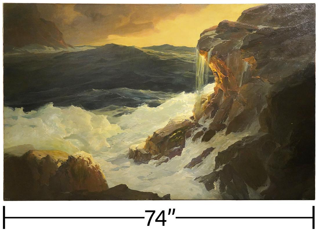 Philip Shumaker 'Crashing Waves' Large O/C (1 of 6)