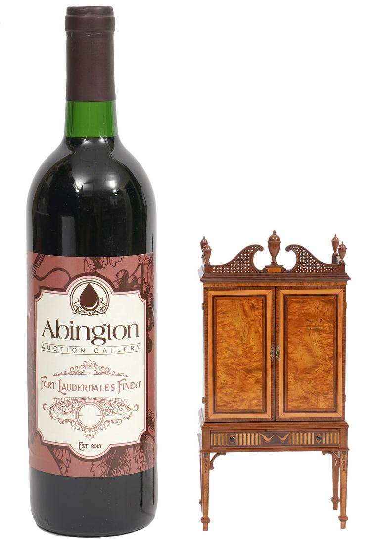 G. P. Wonnacott English Miniature Cabinet on Stand (1 of 8)