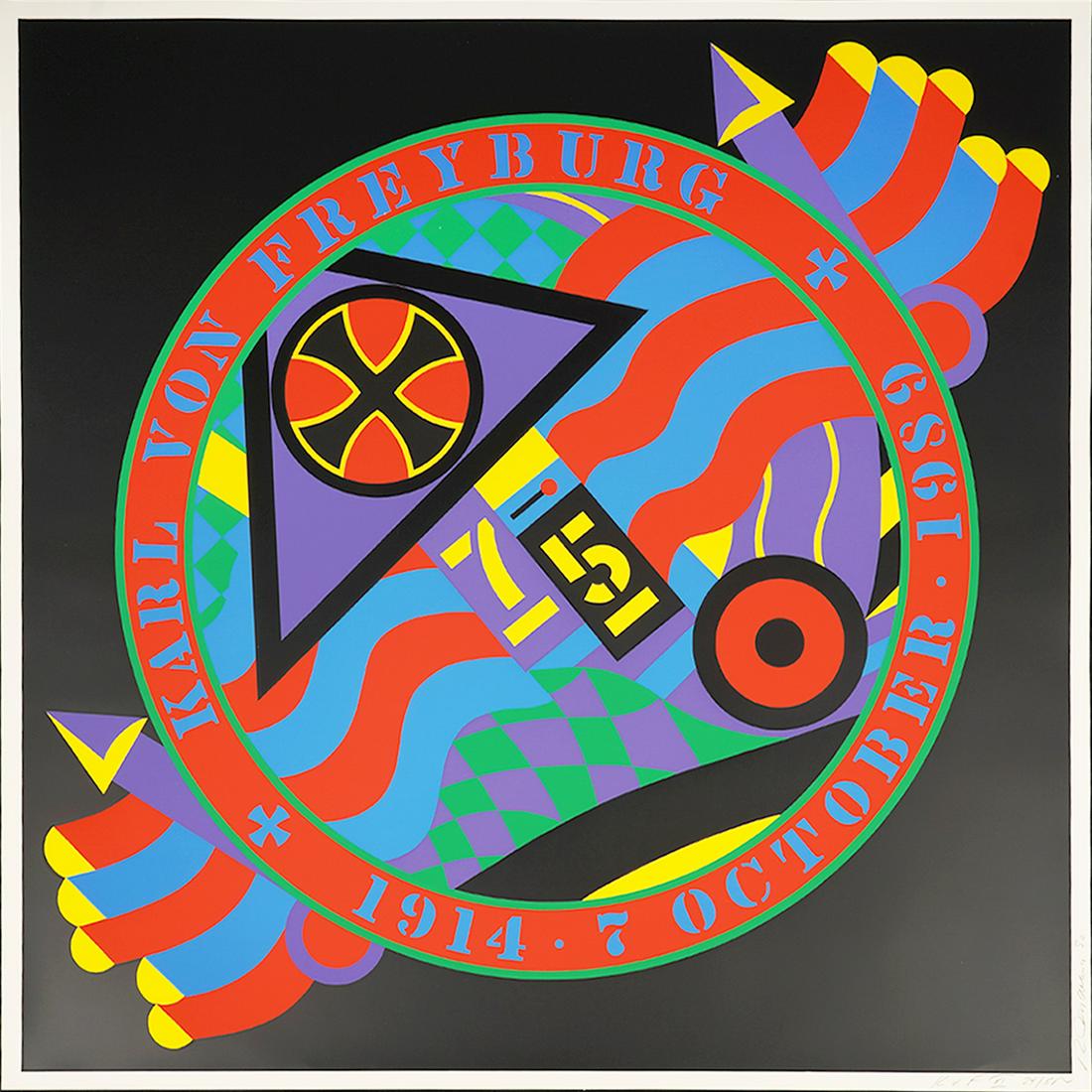 Robert Indiana 'Hartley Elegies VI' Serigraph (1 of 6)