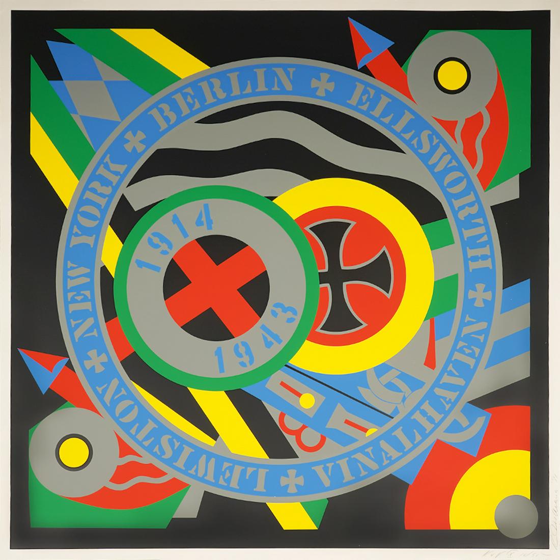 Robert Indiana 'Hartley Elegies X' Serigraph (1 of 4)