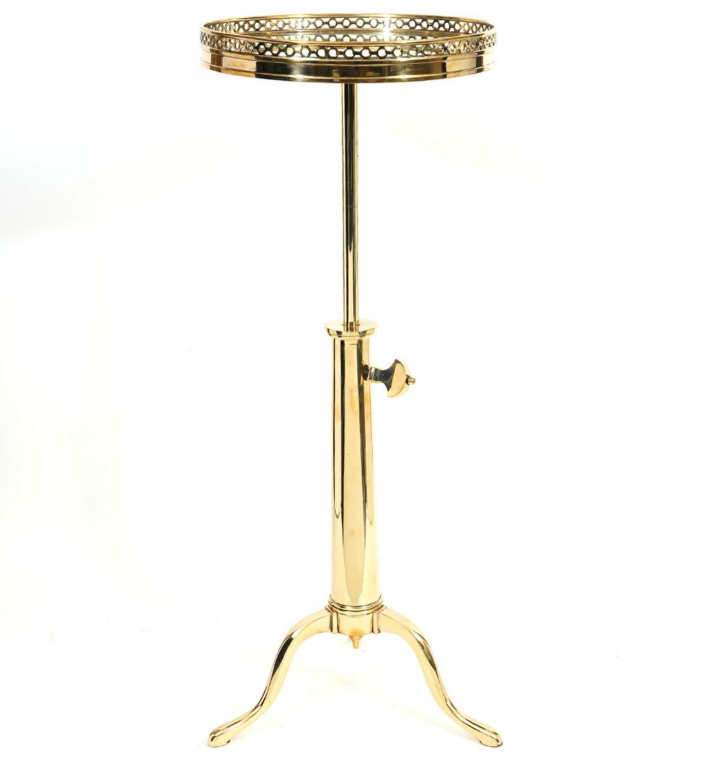 John Boone Brass Occasional Adjustable Table (1 of 12)