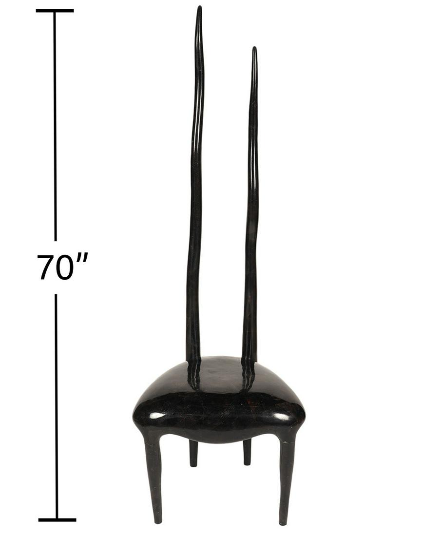 Sylvie Chair by R&Y Augousti in Black Pen Shell (1 of 9)