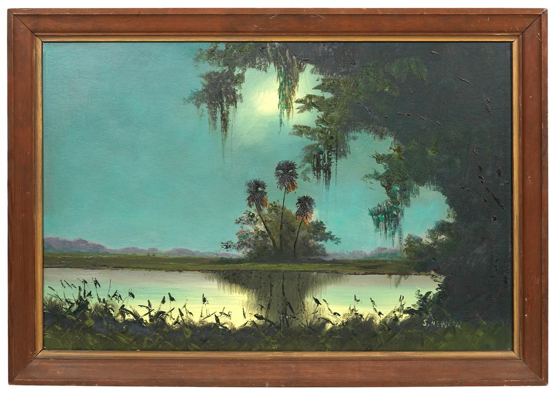 Florida Highwaymen Sam Newton Oil Painting (1 of 6)