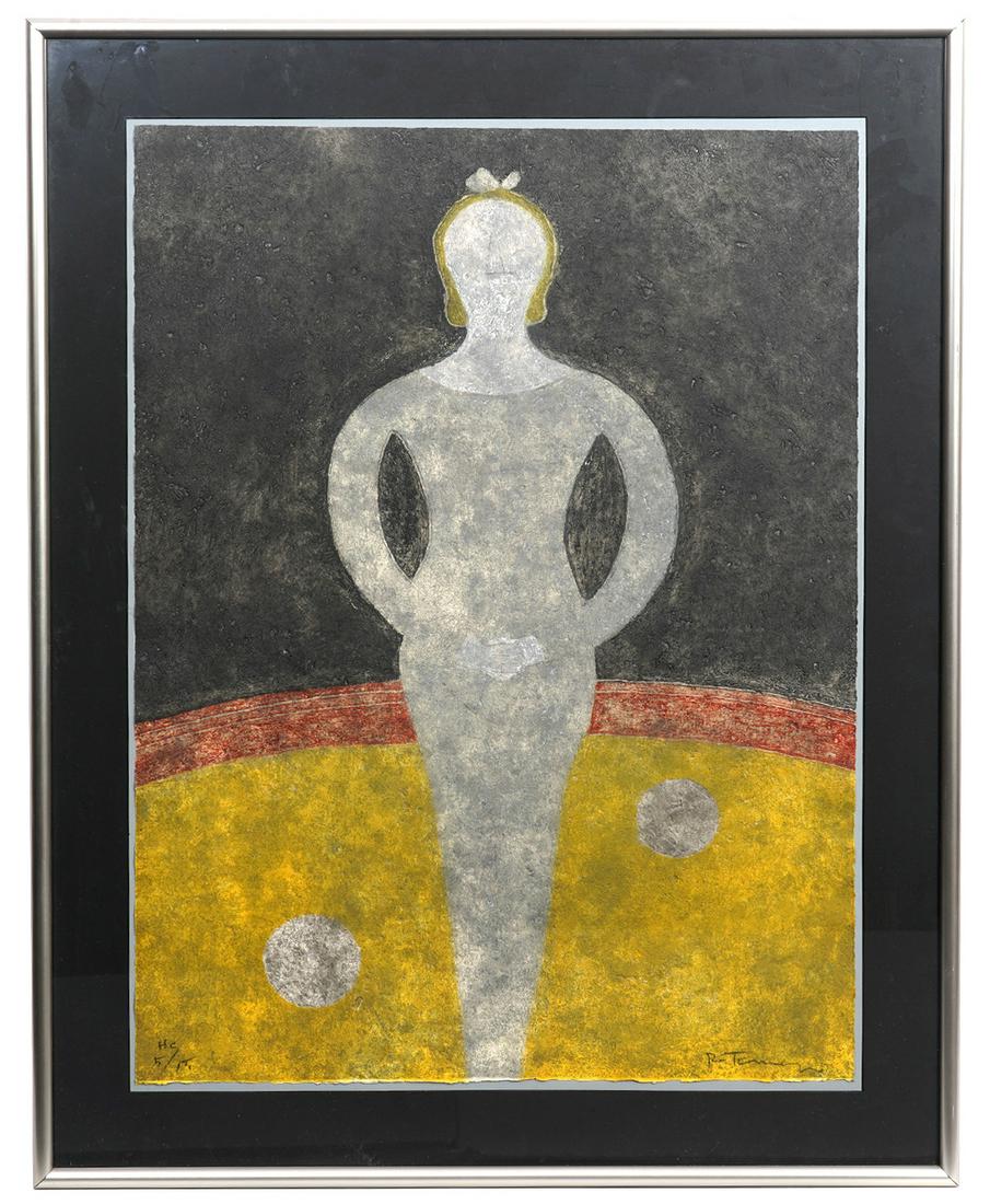 Rufino Tamayo Signed Etching 'La Cirquera' (1 of 7)