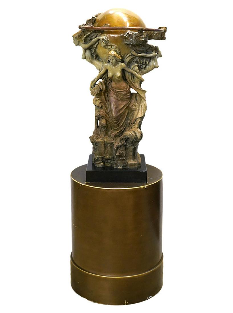 Tuan Nguyen 'Four Elements' Bronze on Metal Base (1 of 9)