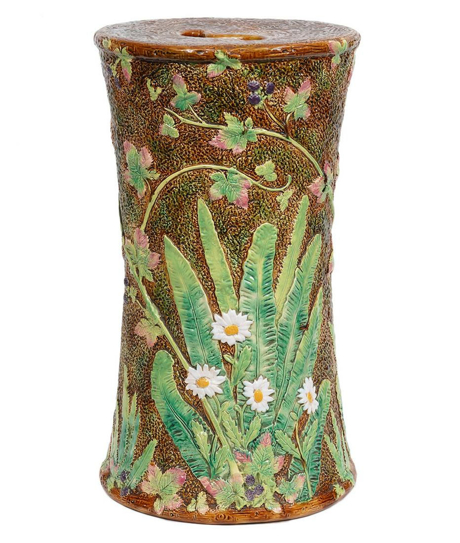 George Jones & Sons Majolica Garden Seat (1 of 10)