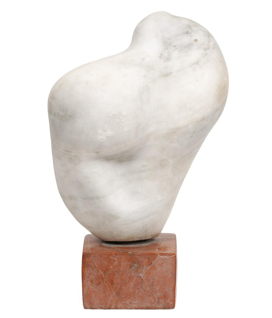 John McIntire White Hard Stone Sculpture (1 of 6)