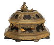 French Gilt Bronze 19th C. Casket 'Tahan Paris'