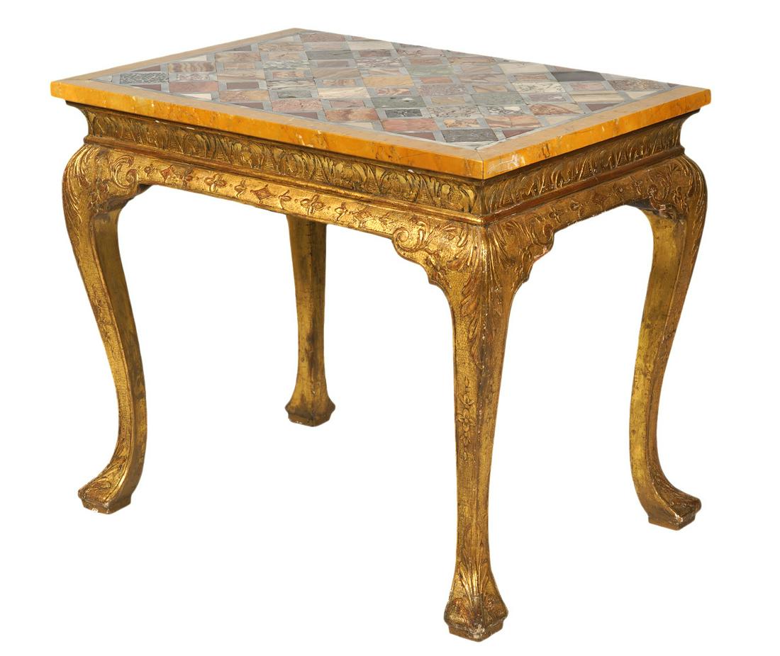 18th C English Specimen Marble Top Table (1 of 13)