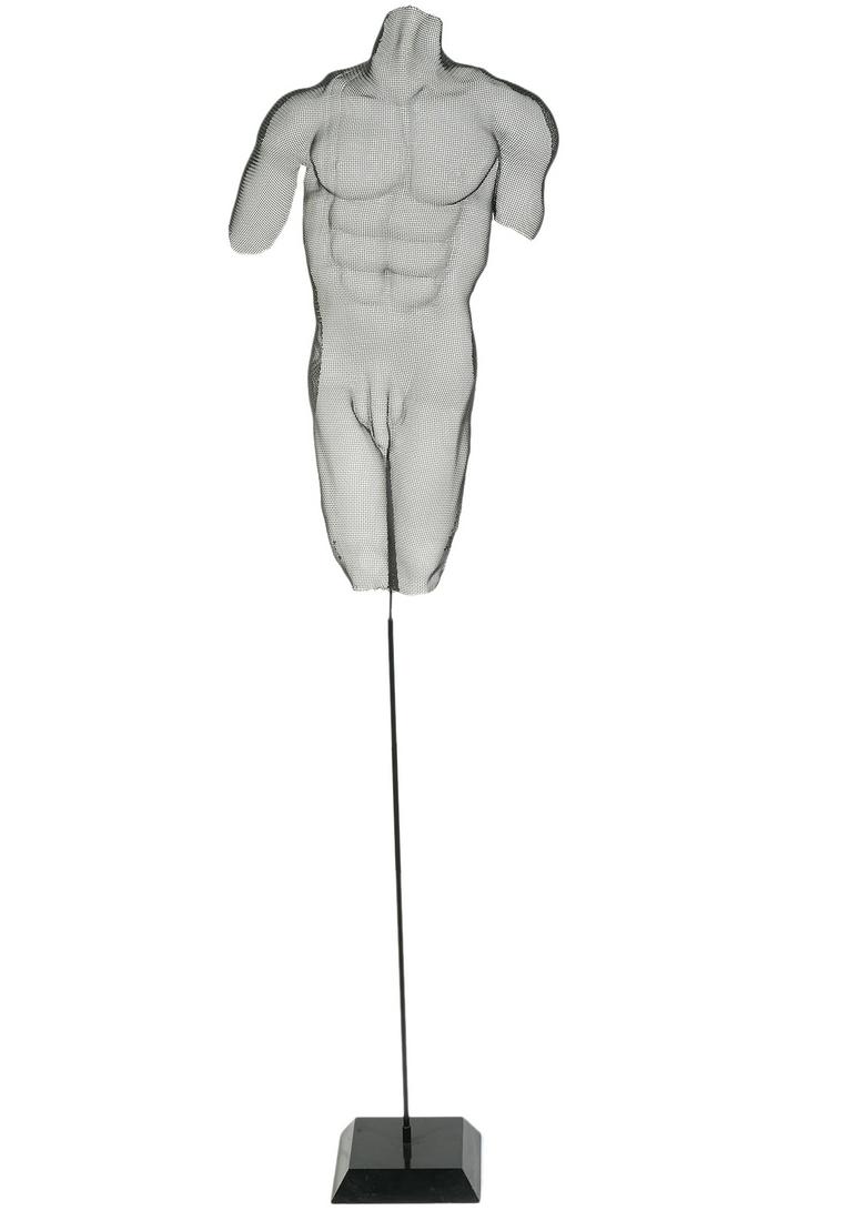 Randy Cooper Wire Mesh Mounted Signed Torso (1 of 7)