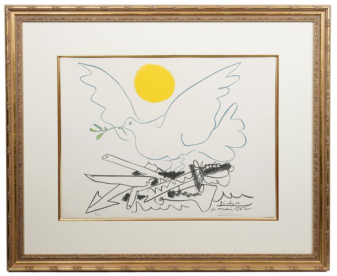 After Pablo Picasso 'Colombe Au Soleil' Lithograph (1 of 6)