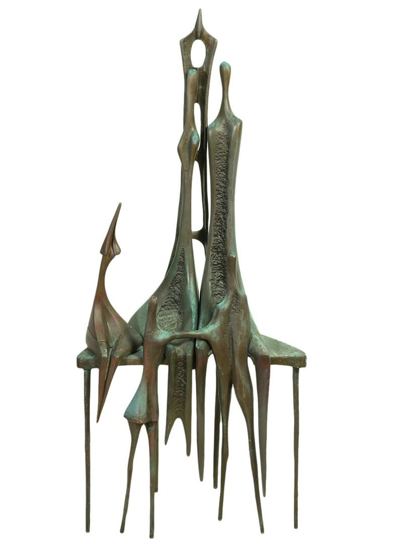 Grouping of Aharon Bezalel Bronze Figures (1 of 11)