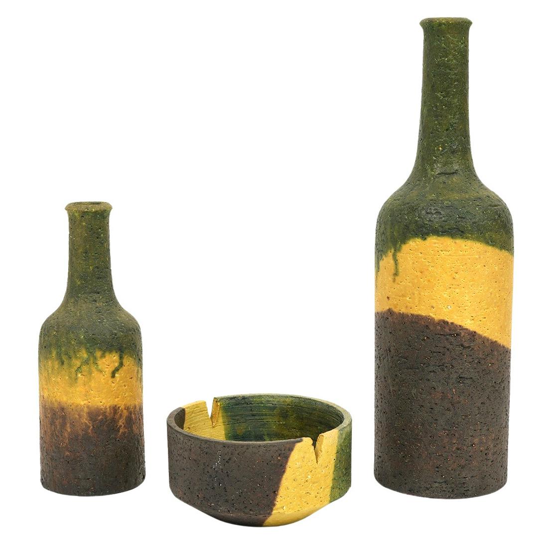 3 Pcs. Marcello Fantoni Italian Pottery for Raymor (1 of 9)