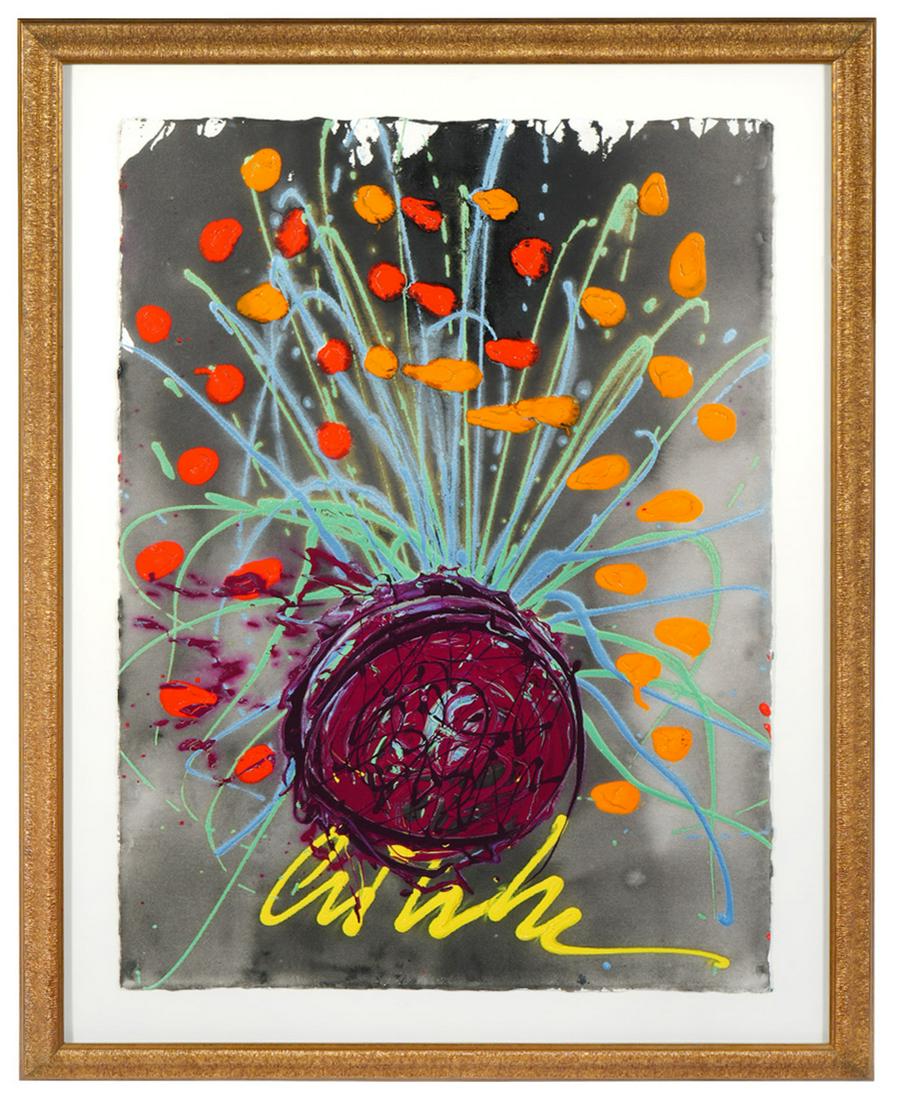 Dale Chihuly 'Ikebana Series' Acrylic on Paper (1 of 8)
