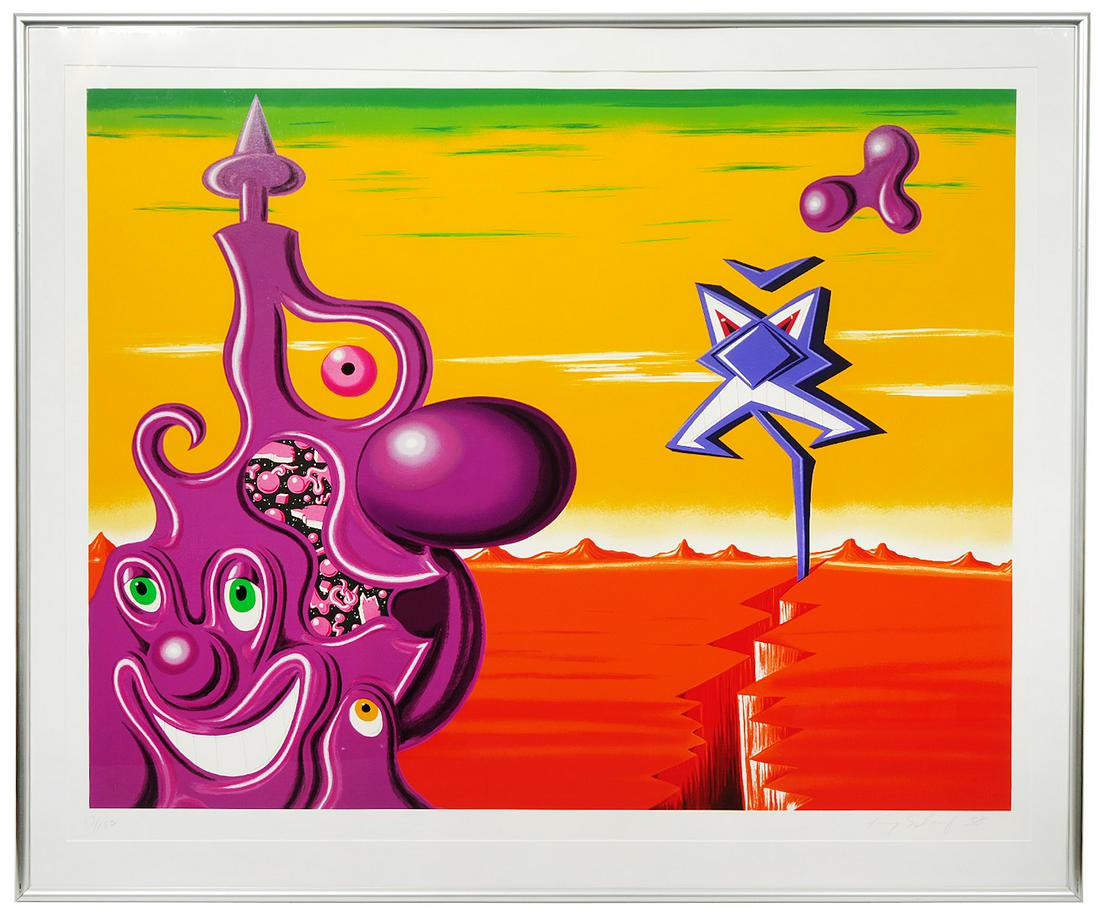 Kenny Scharf 'Sajippe Krakka Joujesh' Serigraph (1 of 9)
