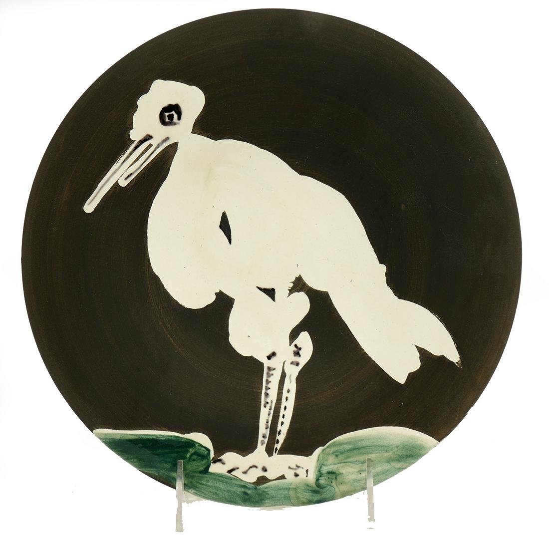 Picasso Madoura Ceramic 'Oiseau No. 83' Plate (1 of 6)