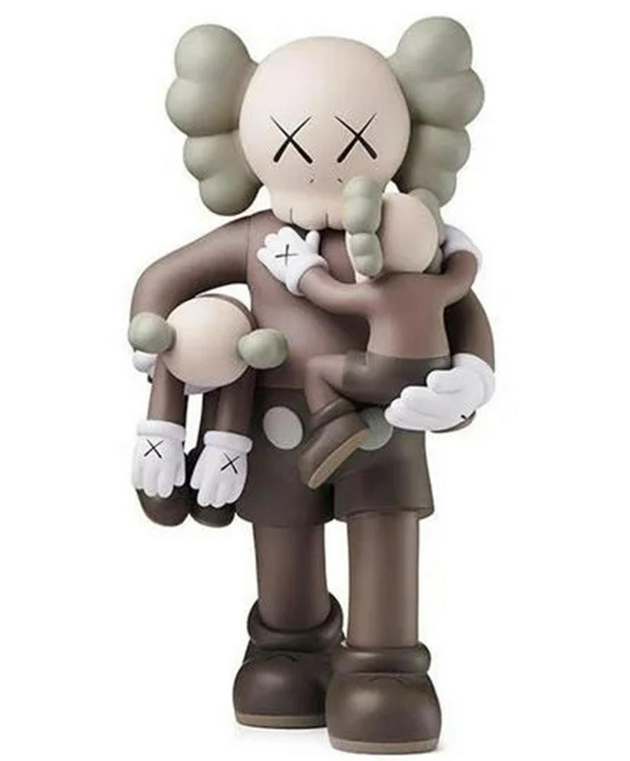 KAWS 'Clean Slate' Companion in Brown (1 of 5)