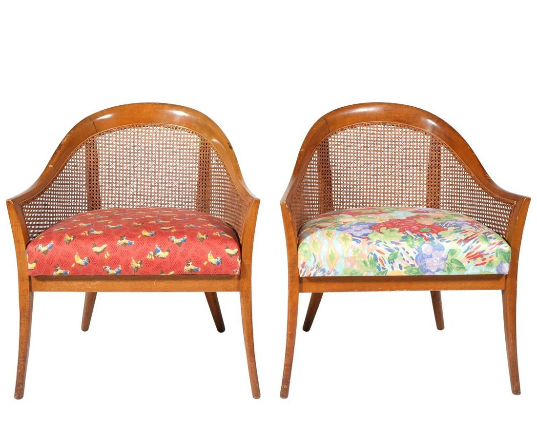 Pr of Club Chairs Attributed to Harvey Probber (1 of 13)