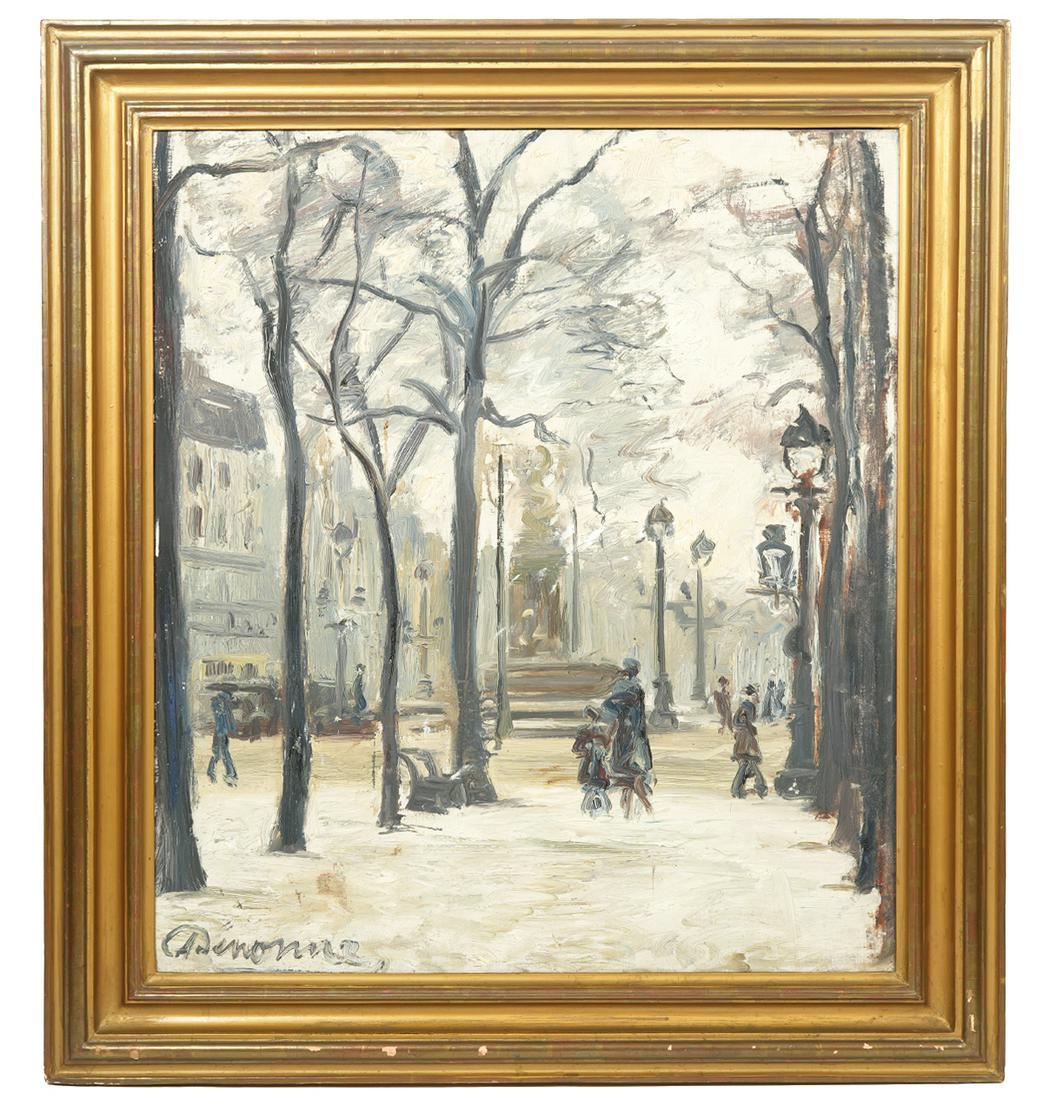 Alexander Denonne 'Parc Anime' Oil Painting (#0220) on Jan 25, 2023 | Abington Auction Gallery in FL Alexander Denonne 'Parc Anime' Oil Painting (#0220) on Jan 25, 2023 | Abington Auction Gallery in FL