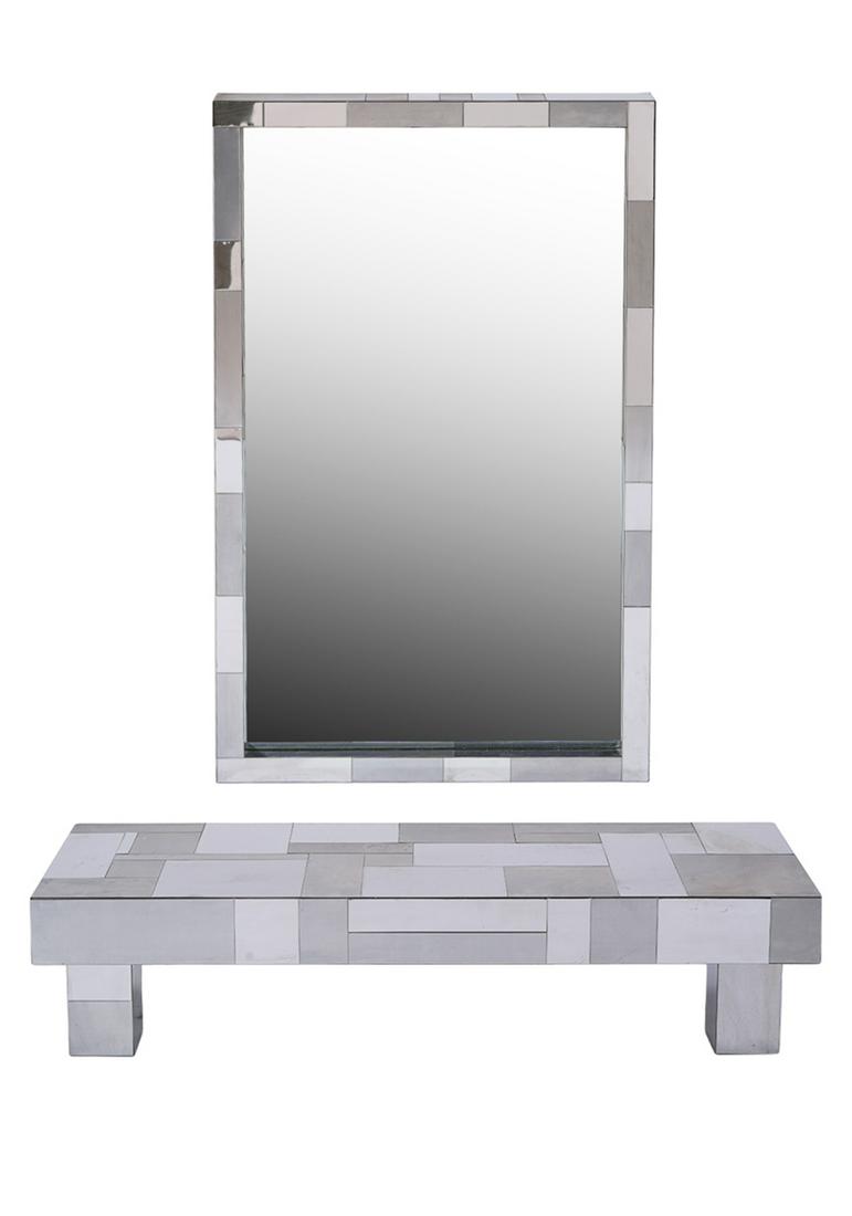 Paul Evans Patchwork Mirror and Shelf (1 of 12)