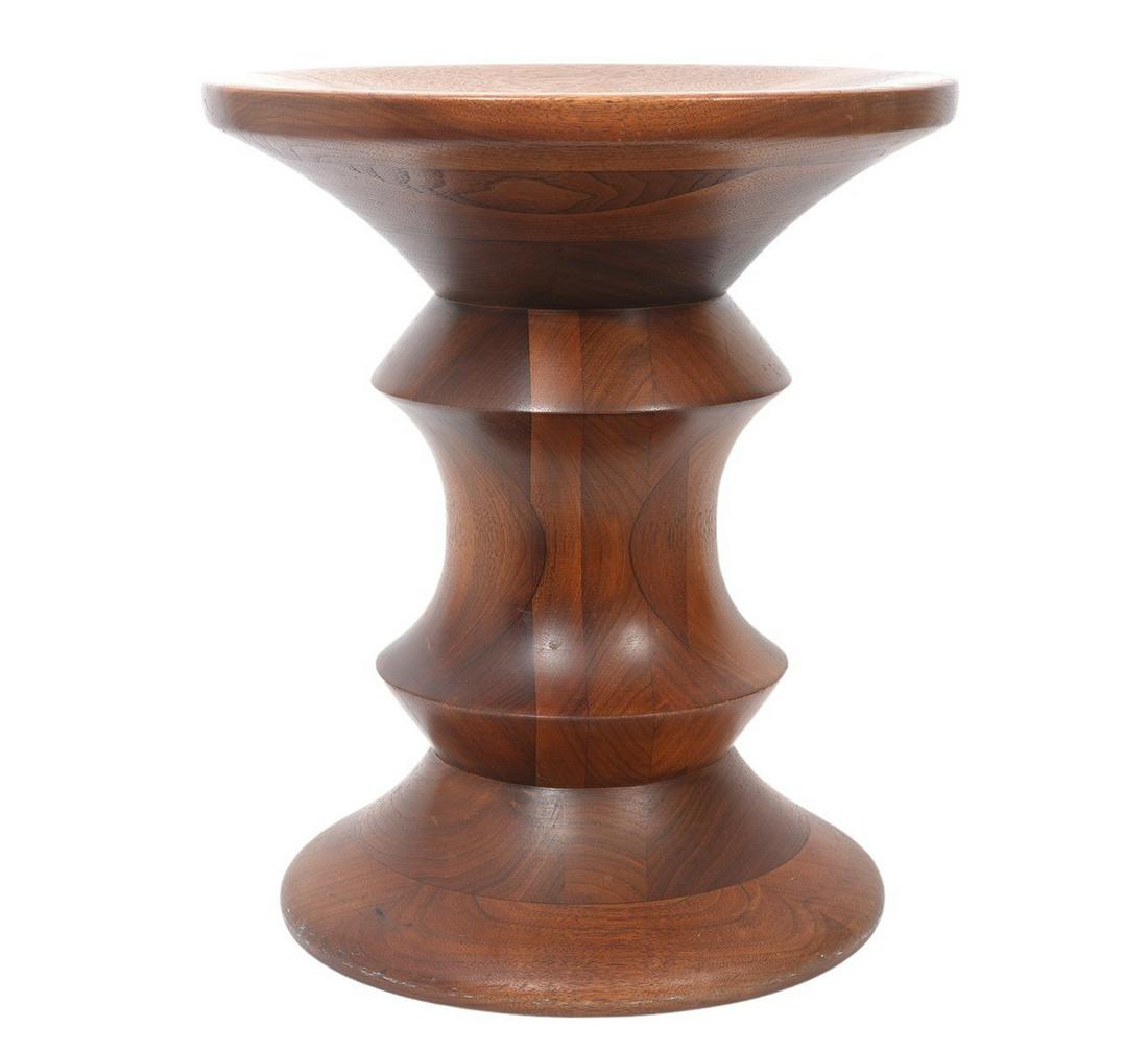 Charles & Ray Eames Walnut 'Time Life' Stool (1 of 13)