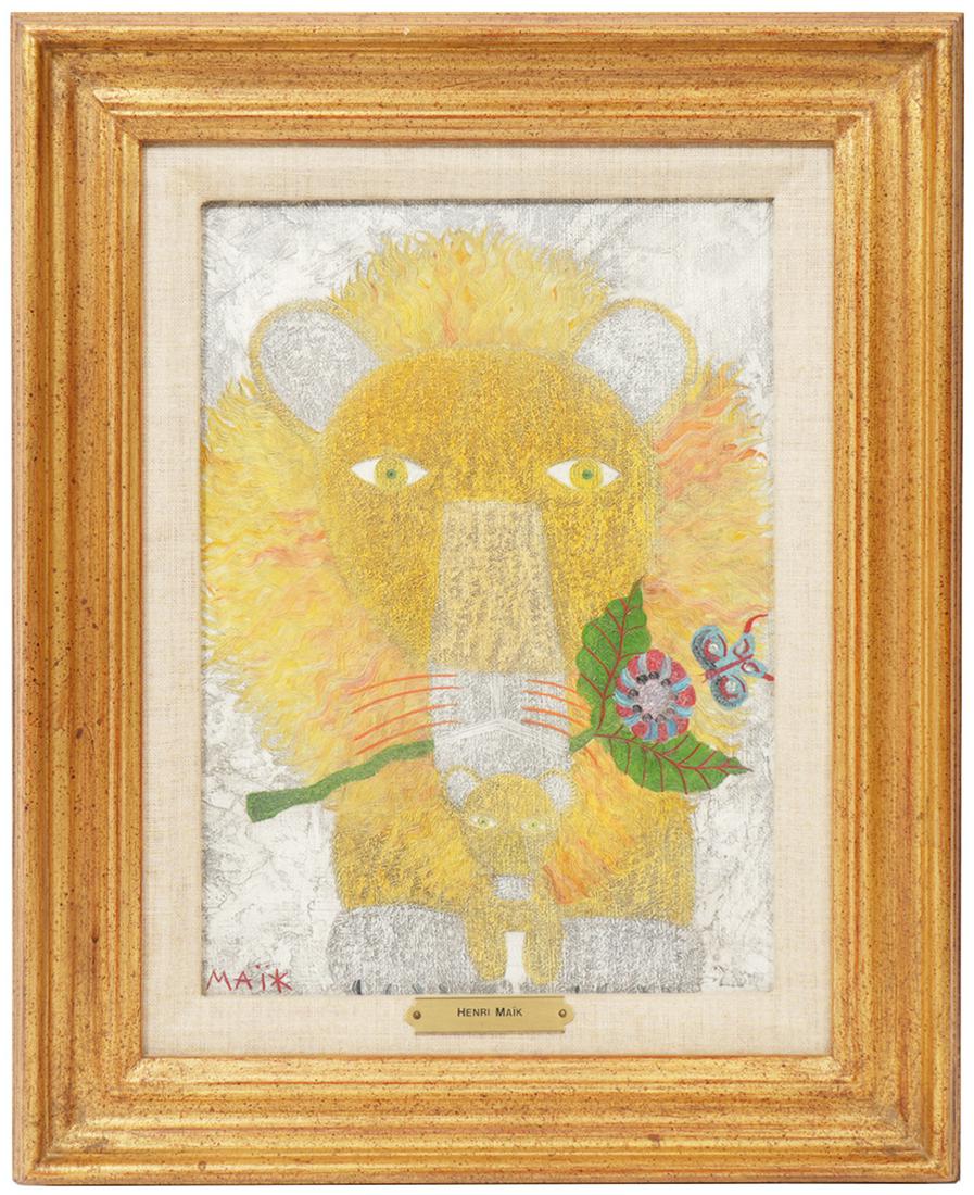 Henri Maik 'The King & His Son' Oil Painting (1 of 7)