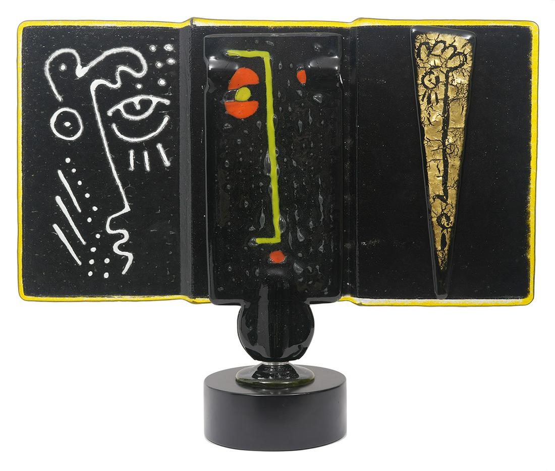 Silvio Vigliaturo 'Trittico' Glass Sculpture (1 of 17)