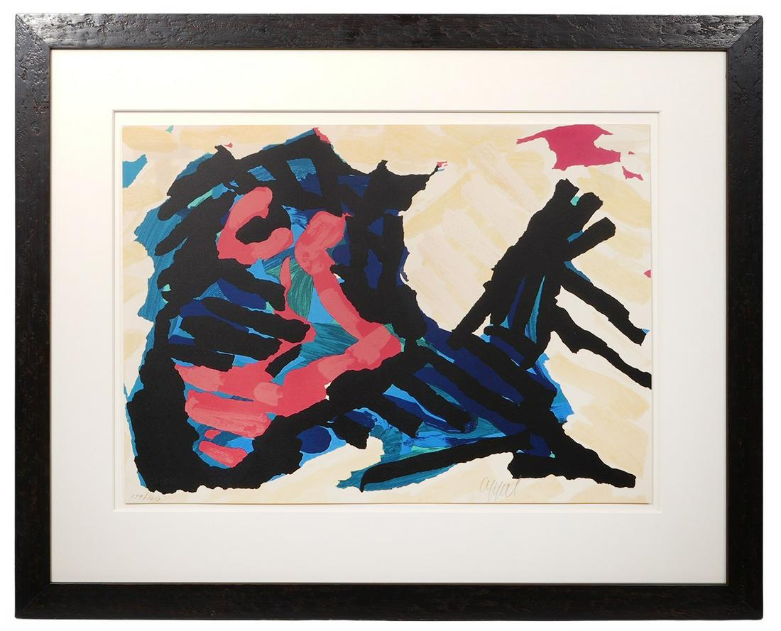 Karel Appel Framed 'Untitled' Lithograph (1 of 6)