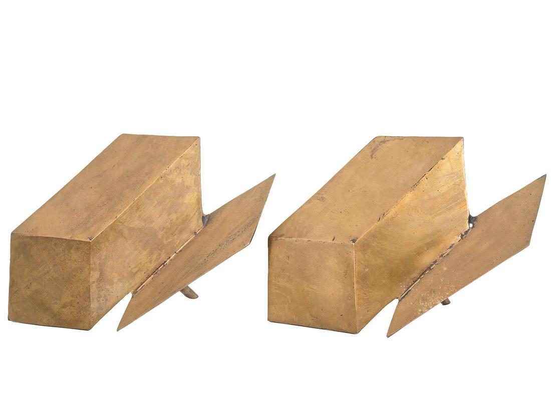 Pr. Bruno Romeda Geometrical Bronze Sculptures (1 of 7)