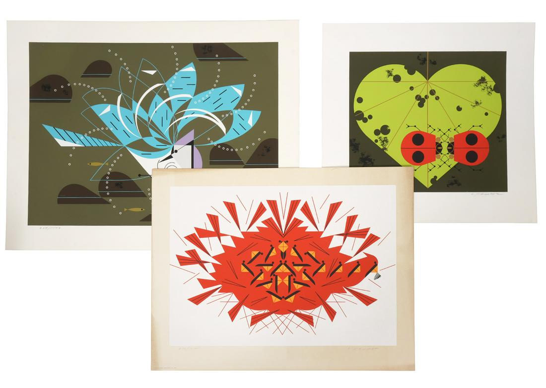 3 Charley Harper Signed Serigraphs (1 of 20)