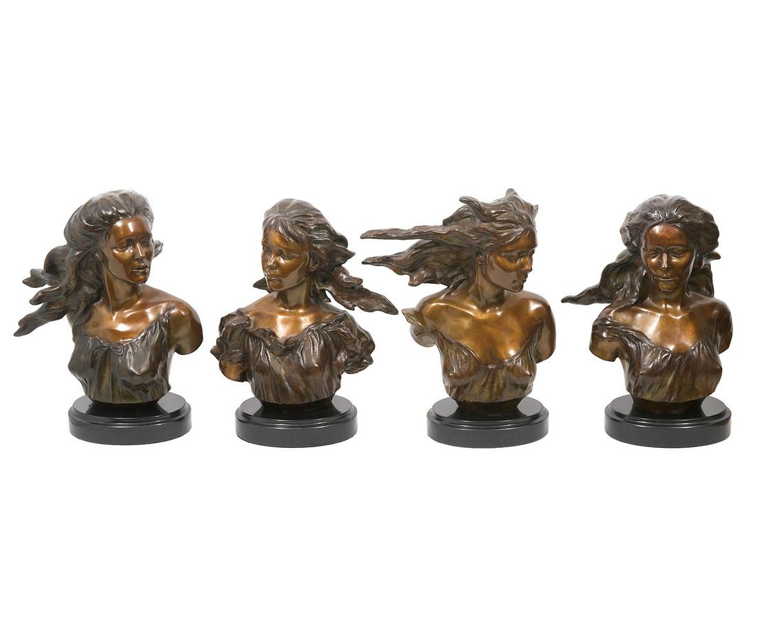 Frederick Hart Bronzes 'Four Muses' Sculptures (1 of 9)