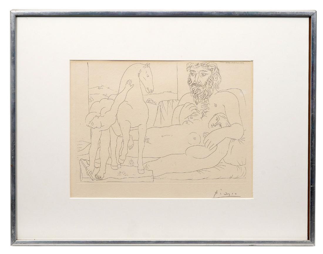 Pablo Picasso Etching 'Reposse' (1 of 18)
