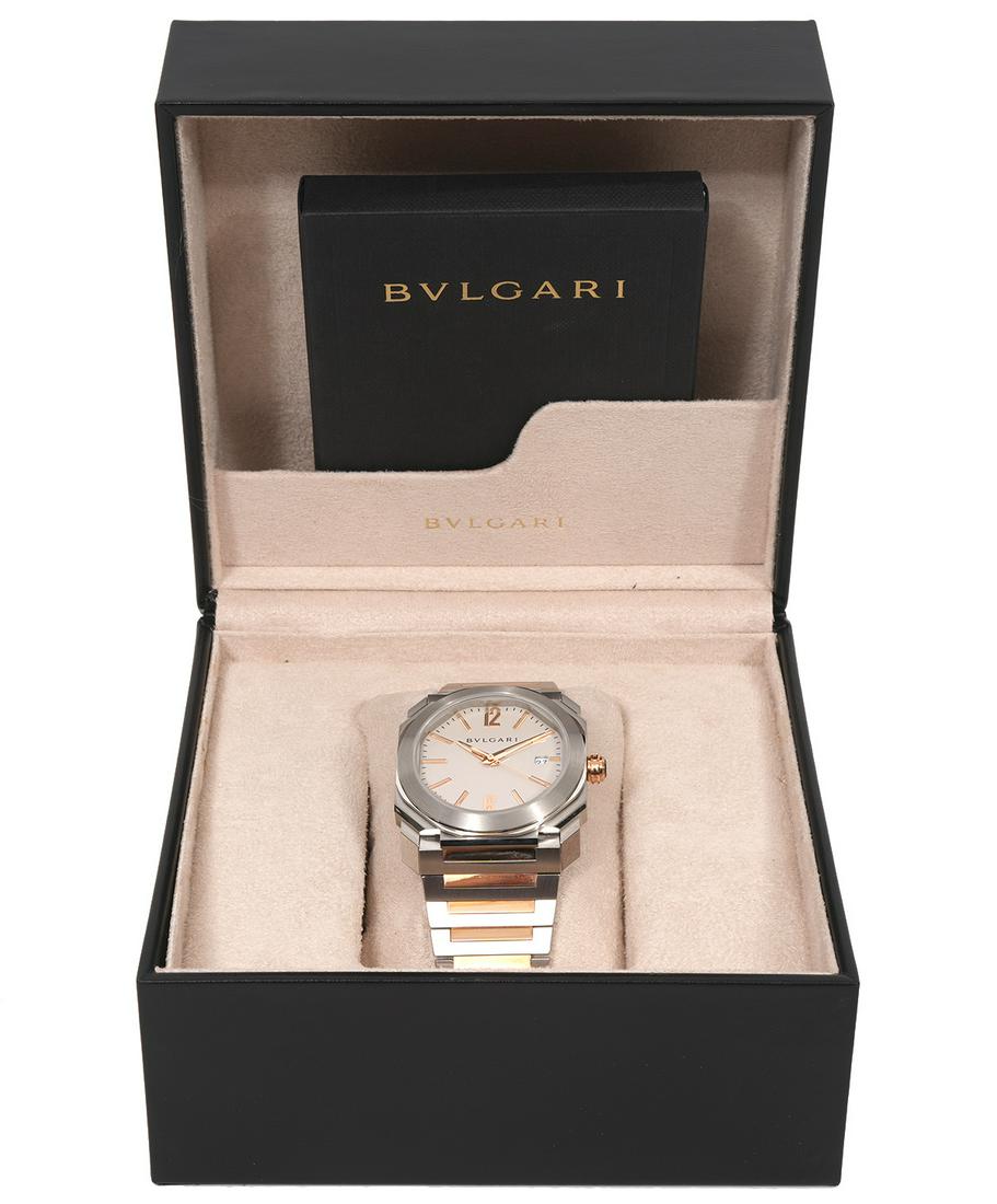 Bulgari Men's 18K & SS 'Octo' 38mm Watch (1 of 10)