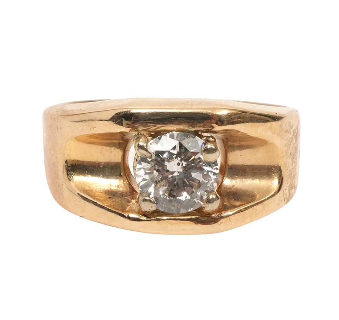 Men's 14K YG and Diamond Ring (1 of 7)