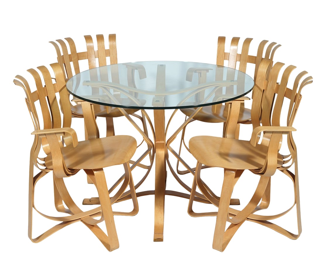 Frank Gehry 'Face Off Table & Hat Trick Chairs' (1 of 15)