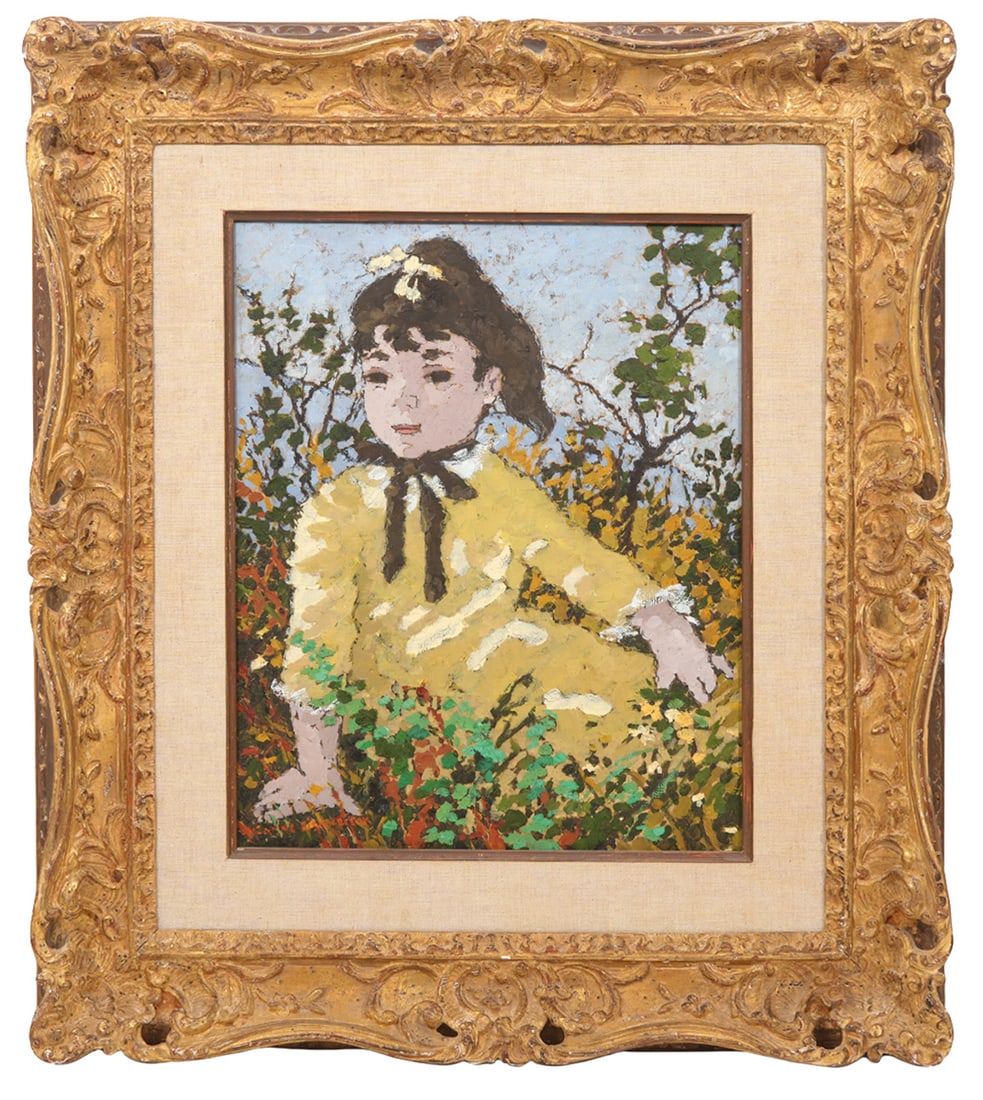 Suzanne Eisendieck 'Fiona au Jardin' Painting (1 of 6)