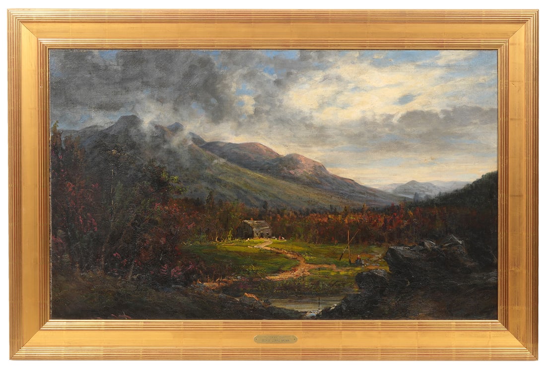 George Loring Brown 'Stormy Day' Painting (1 of 13)