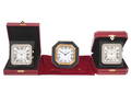 Three Cartier Travel Clocks