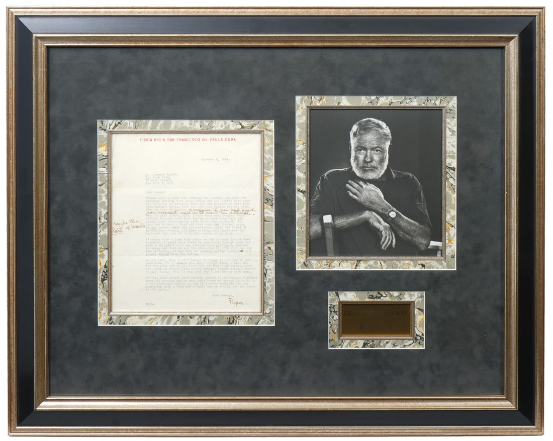 Ernest Hemingway Assemblage (1 of 8)