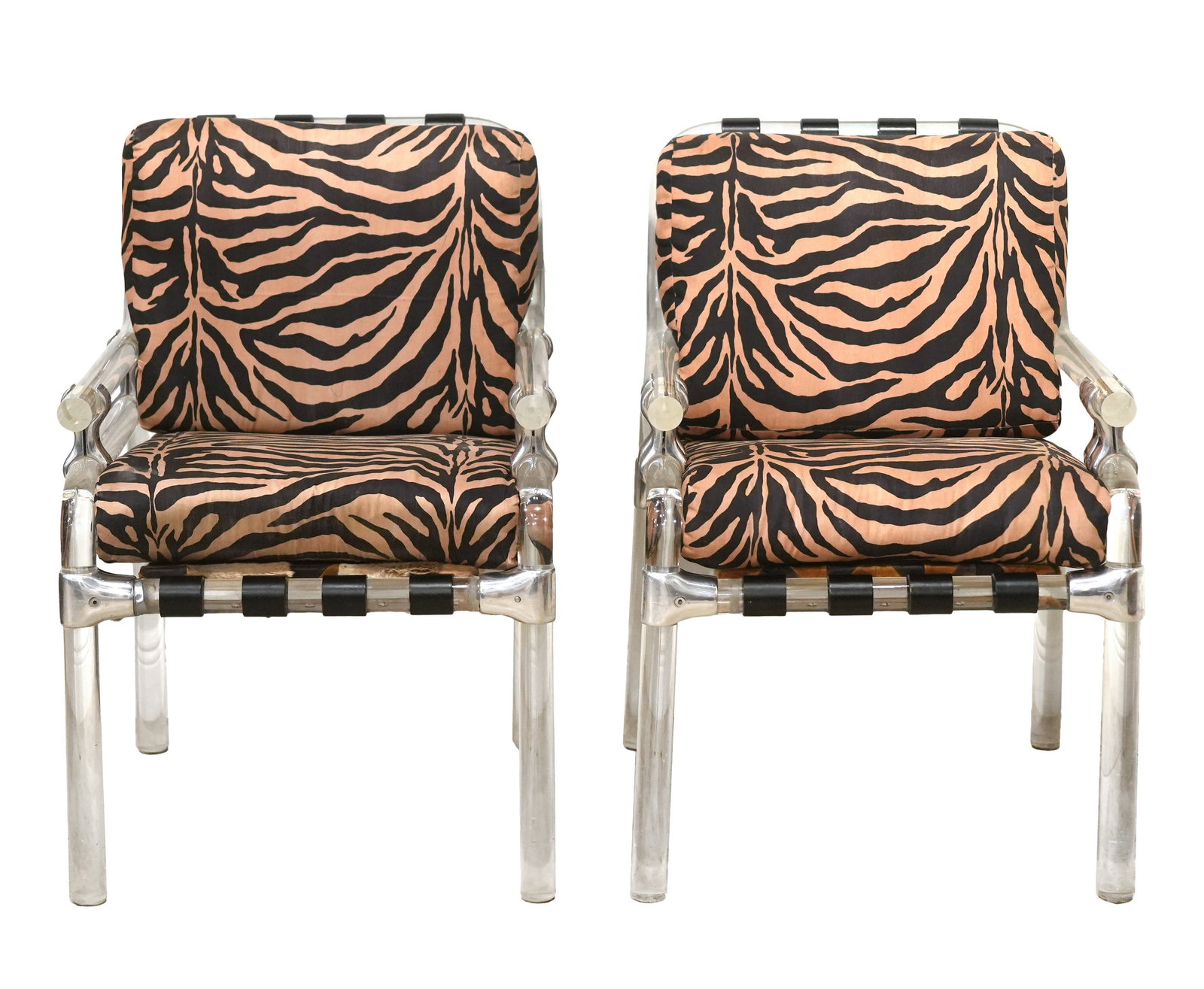 Pair of Jeff Messerschmidt Pipe Line Lounge Chairs (1 of 15)