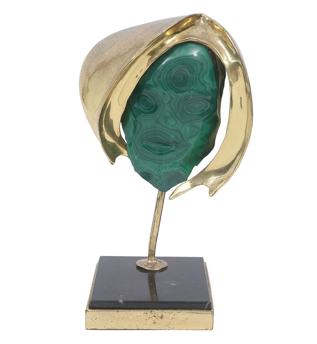Jacques Duval-Brasseur Malachite Sculpture (1 of 8)