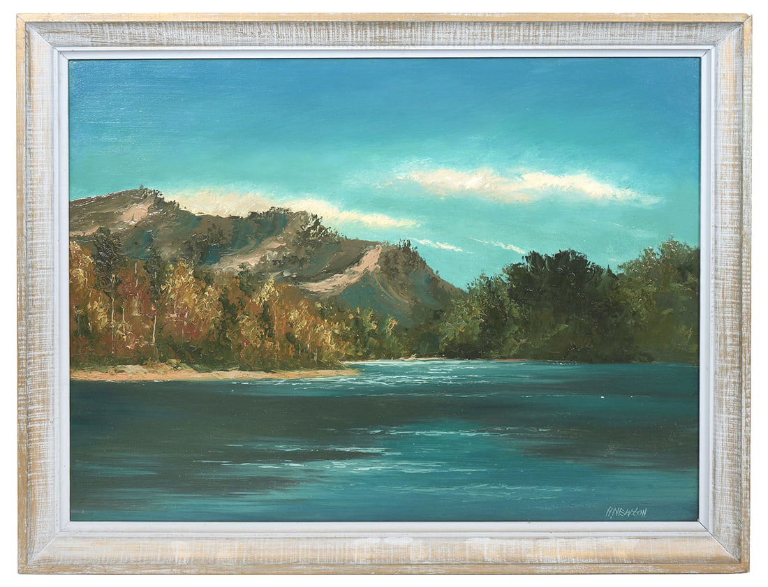 Harold Newton 'Mountains' Highwaymen Painting (1 of 8)