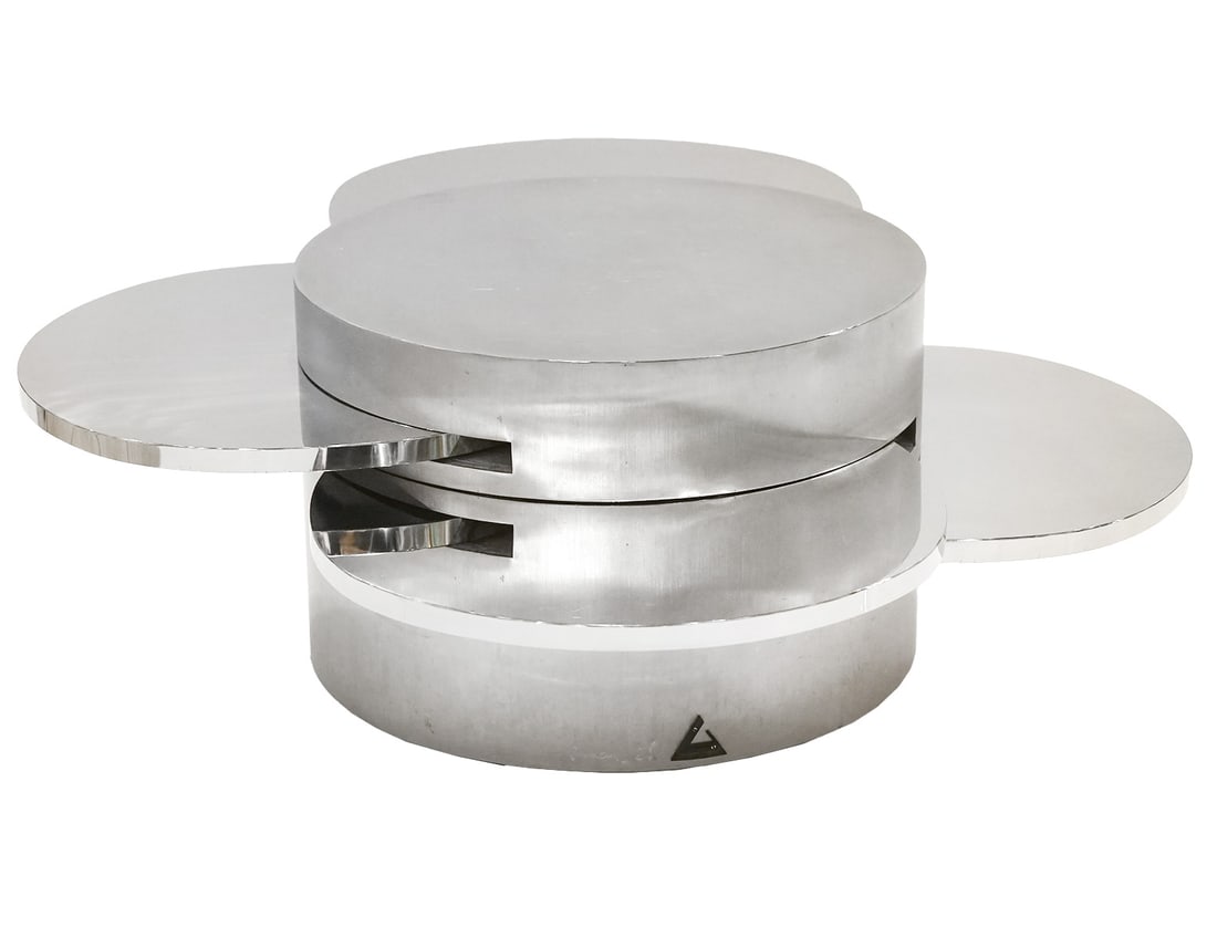 Rare Gabriella Crespi 'Cubo Tondo' Coffee Table (1 of 18)