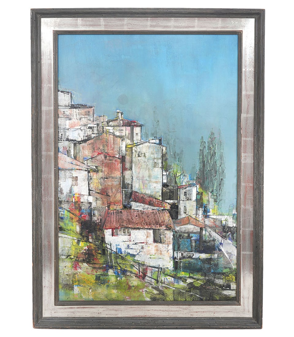 Pawel Kontny 'Pueblo City' Oil Painting (1 of 9)