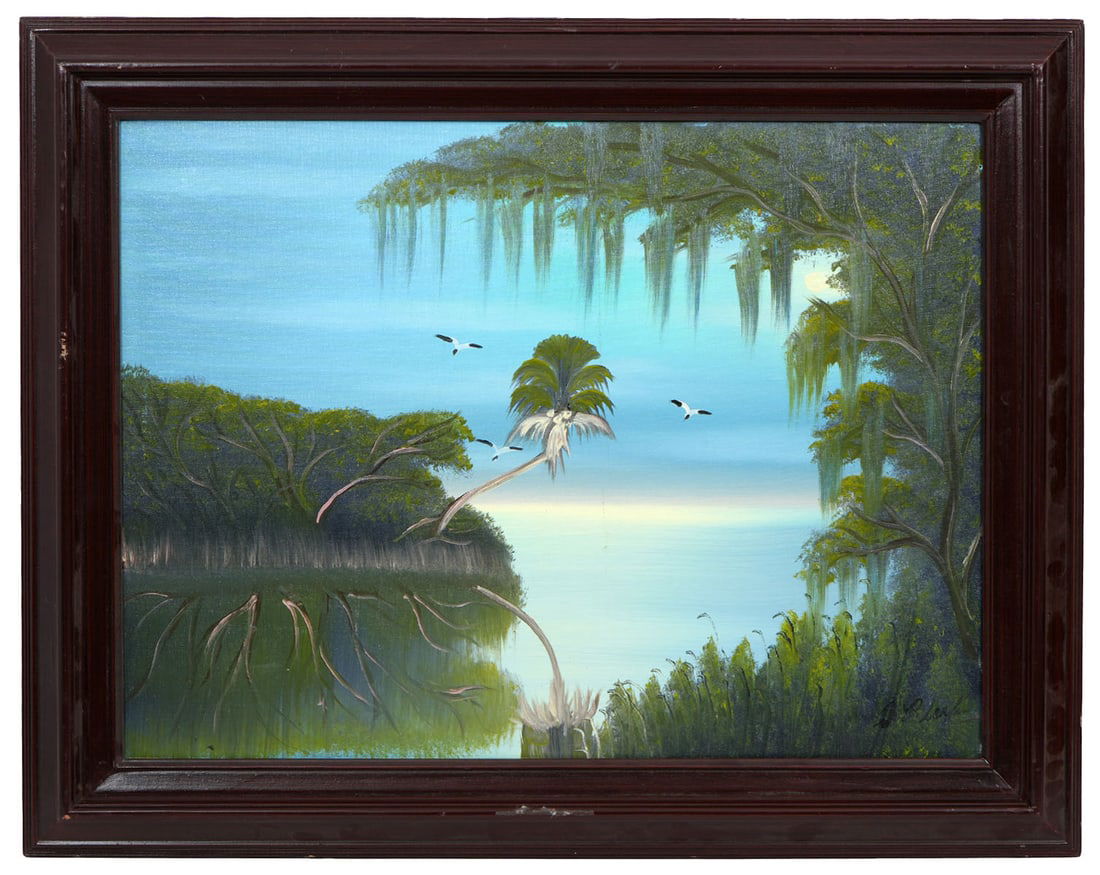 Al Black Florida Highwaymen Oil Painting (1 of 8)