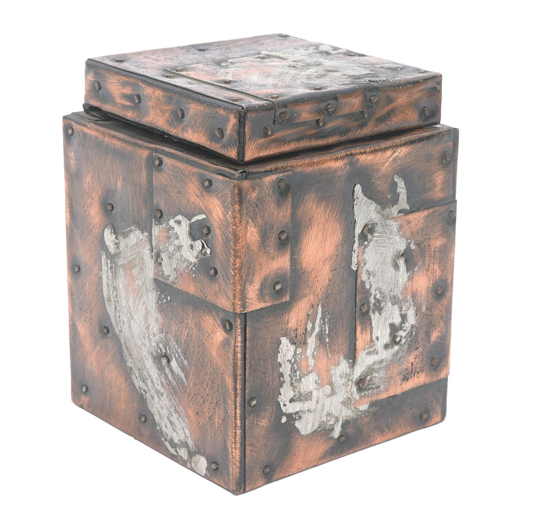 Paul Evans Brutalist Patchwork Lidded Box (1 of 8)