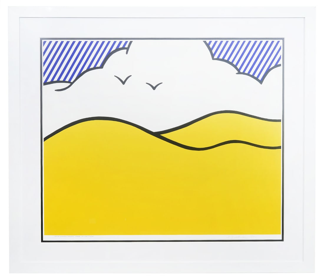 Roy Lichtenstein Serigraph 'Guild Hall' (1 of 8)