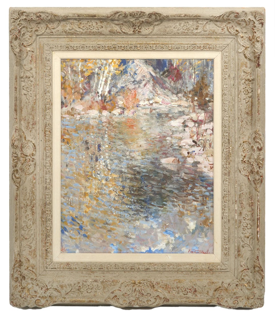 Fremont Ellis 'Autumn Reflections' Oil Painting (1 of 11)