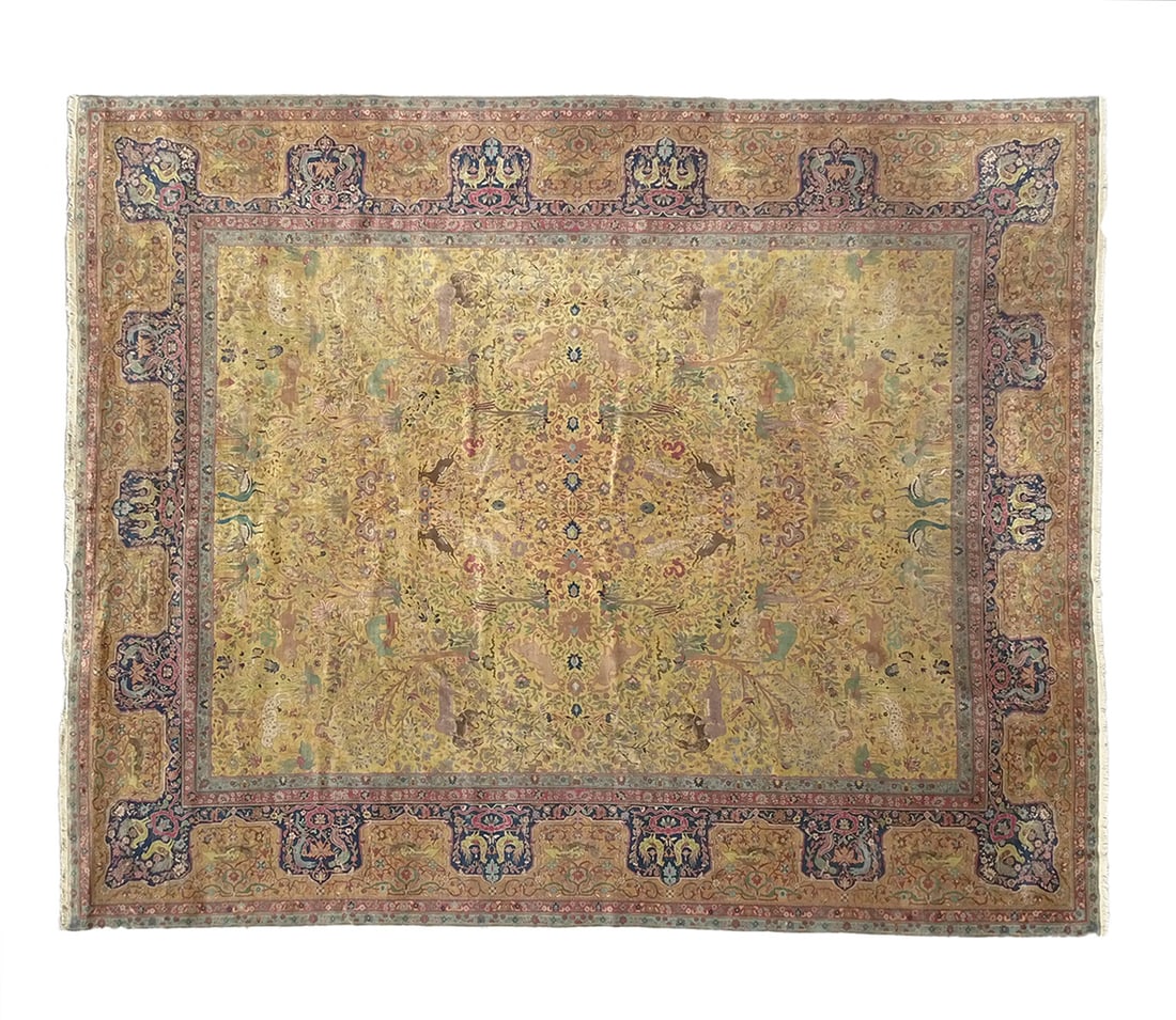 Indian Agra Large Rug / Carpet (1 of 20)