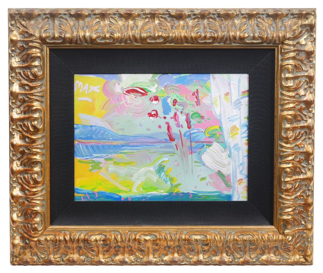 Original Peter Max 'Spring 1988' Acrylic Painting (1 of 9)